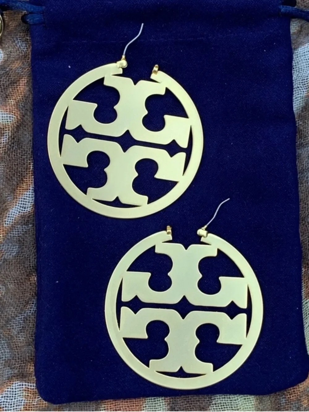 Tory Burch shiny gold